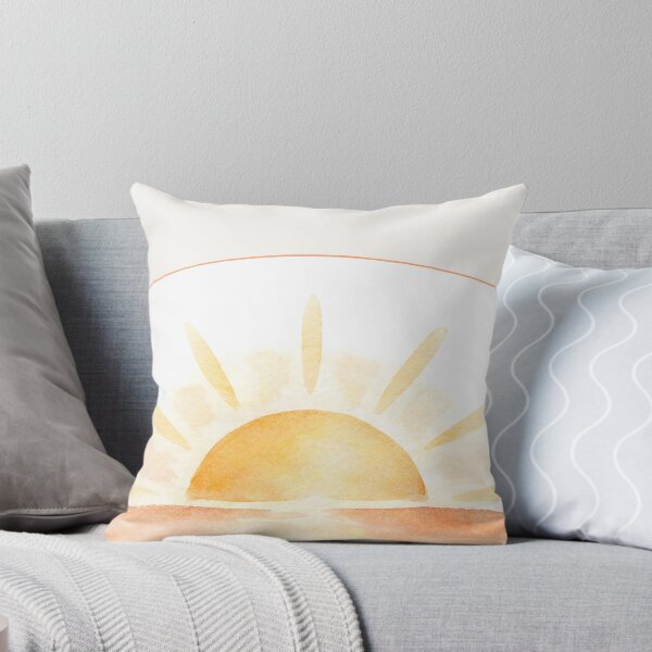 Item preview, Minimalist Watercolour Sunburst Sunrise Sunset designed and sold by VibeShift Studio.