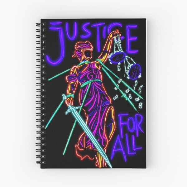 Item preview, Justice For All Neon Popart designed and sold by Yousaimaw.