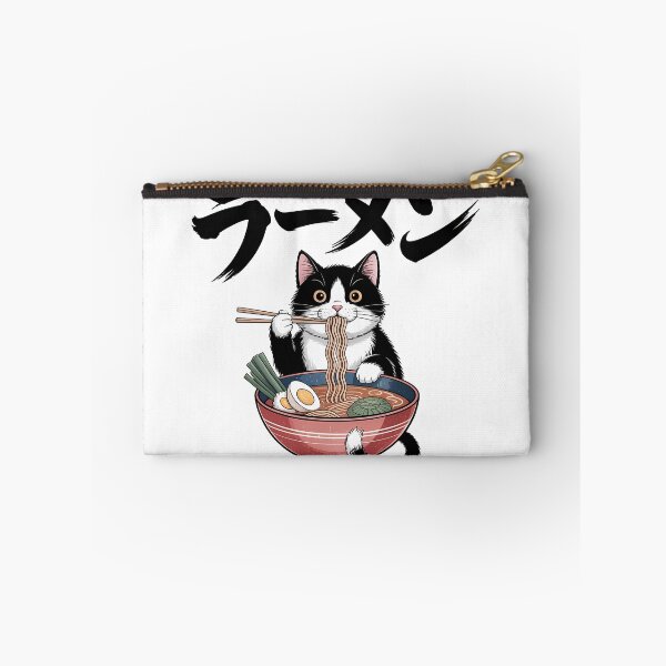 Item preview, Ramen Cat – Cute Cat Eating Ramen Noodles Japanese Design designed and sold by LoFizzy.