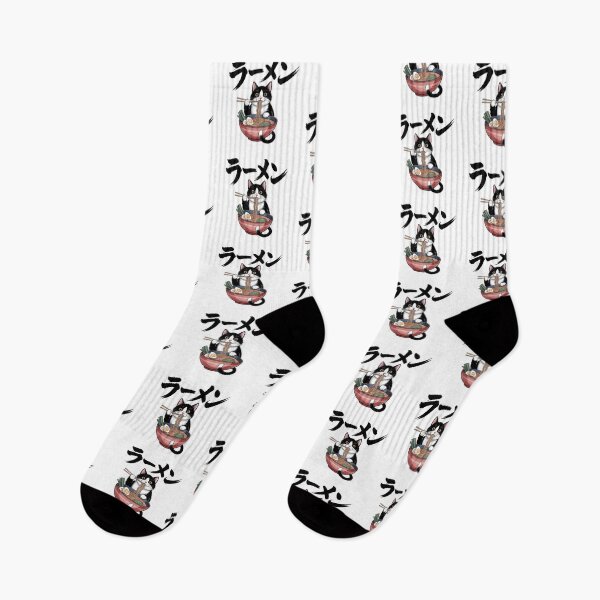 Item preview, Ramen Cat – Cute Cat Eating Ramen Noodles Japanese Design designed and sold by LoFizzy.