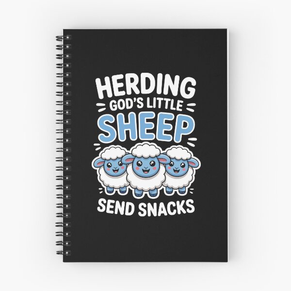 Item preview, HERDING GOD’S LITTLE SHEEP SEND SNACKS designed and sold by jkrphoto.