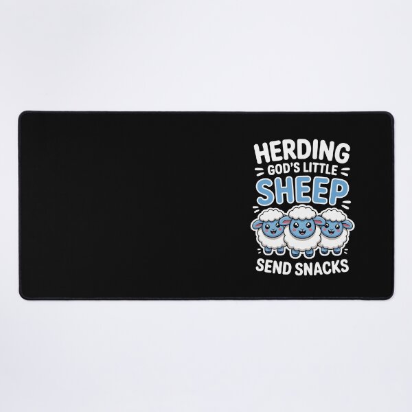 Item preview, HERDING GOD’S LITTLE SHEEP SEND SNACKS designed and sold by jkrphoto.