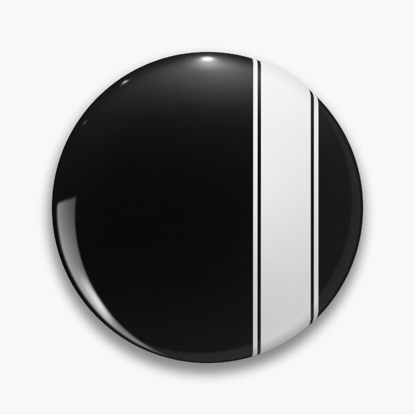 Item preview, Racing Stripe - White on Midnight Black designed and sold by ubiquitoid.