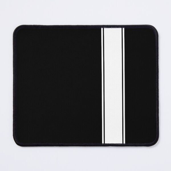 Item preview, Racing Stripe - White on Midnight Black designed and sold by ubiquitoid.