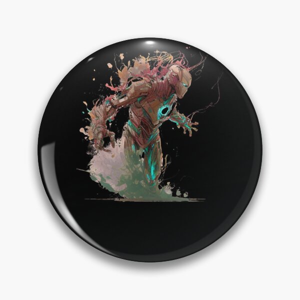 Item preview, Abstract Watercolor Sci-Fi Mecha Suit Soldier Art designed and sold by SusanKohl.
