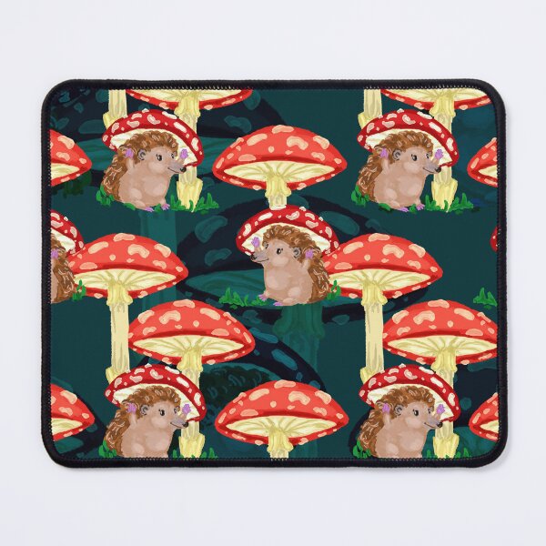 Item preview, Hedgehogs and Toadstools Pattern designed and sold by Antiope33.