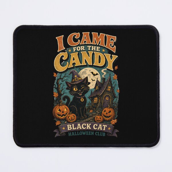 Item preview, I Came For The Candy Black Cat Halloween designed and sold by Wilcox PhotoArt.