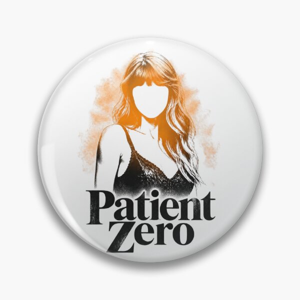 Item preview, patient zero sticker, pop music top, ts13 designed and sold by Bits & Bops Boutique.