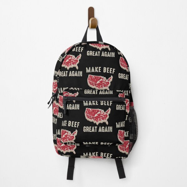 Item preview, Funny Meat Pattern US Map Beef Slogan Graphic designed and sold by SusanKohl.