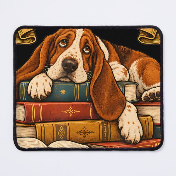 Item preview, I Require Books Basset Hound Dog Reading Fiction Book Lover designed and sold by chasenurbyst.
