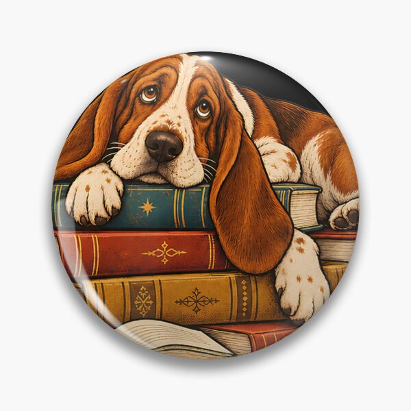Item preview, I Require Books Basset Hound Dog Reading Fiction Book Lover designed and sold by chasenurbyst.