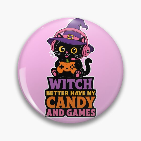 Item preview, Witch Better Have My Candy And Games Cat Halloween Shirt designed and sold by digital.stickerperso.com.