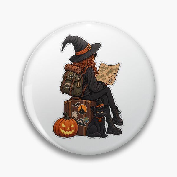 Item preview, Halloween witch traveler designed and sold by GridiStudio.