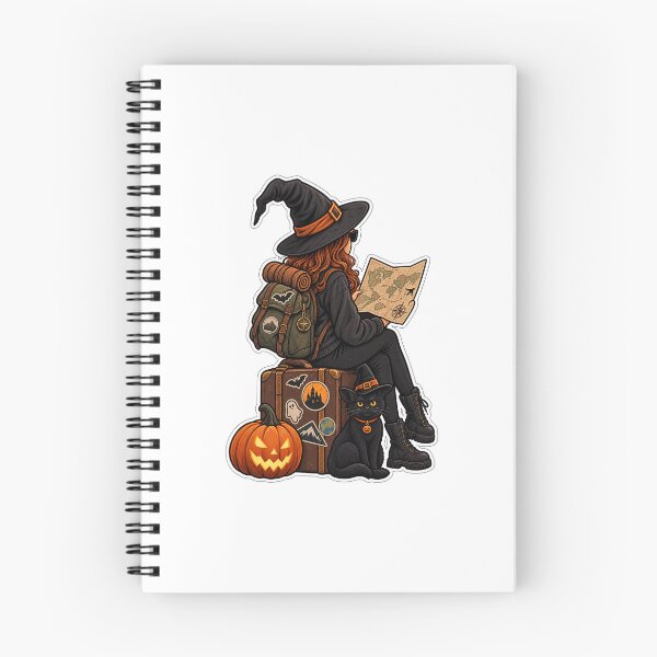 Item preview, Halloween witch traveler designed and sold by GridiStudio.