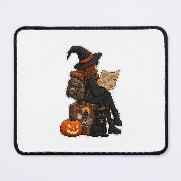 Item preview, Halloween witch traveler designed and sold by GridiStudio.