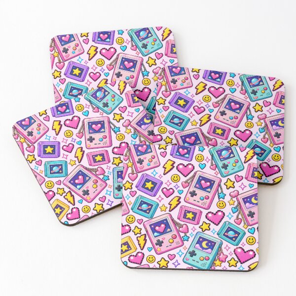Item preview, Good Things Still Happen Y2K Retro Gaming Pattern designed and sold by MetaModel Editions.