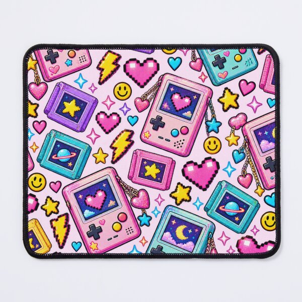 Item preview, Good Things Still Happen Y2K Retro Gaming Pattern designed and sold by MetaModel Editions.