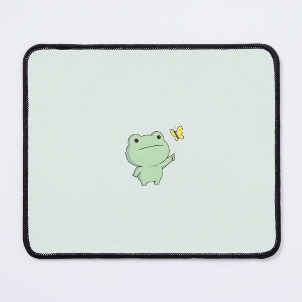 Item preview, Cute Kawaii frog chasing a butterfly designed and sold by pixellm.