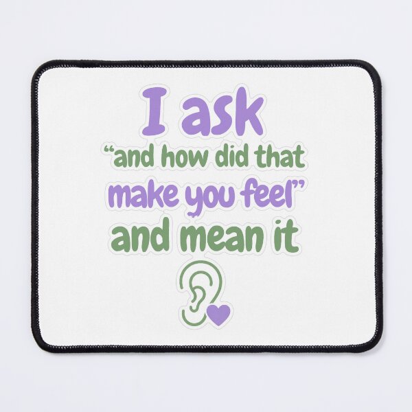 Item preview, How Did That Make You Feel Pastel Sticker designed and sold by MindfulMischief.