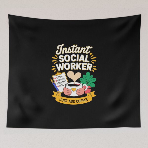 Item preview, Instant Social Worker Just Add Coffe designed and sold by jkrphoto.