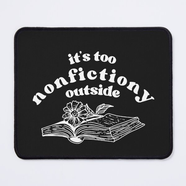 Item preview, Booktrovert Floral Shirt, Too Nonfictiony Outside Tee, Book Club Shirt, Fiction Reader Gift for Librarian, Book Lover Gifts designed and sold by faridman.