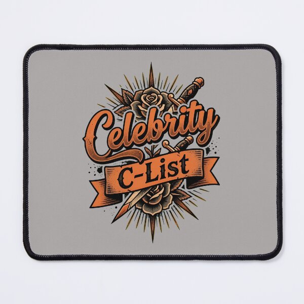 Item preview, Celebrity C-List Retro Script Lettering-85 designed and sold by TinaBednarek.