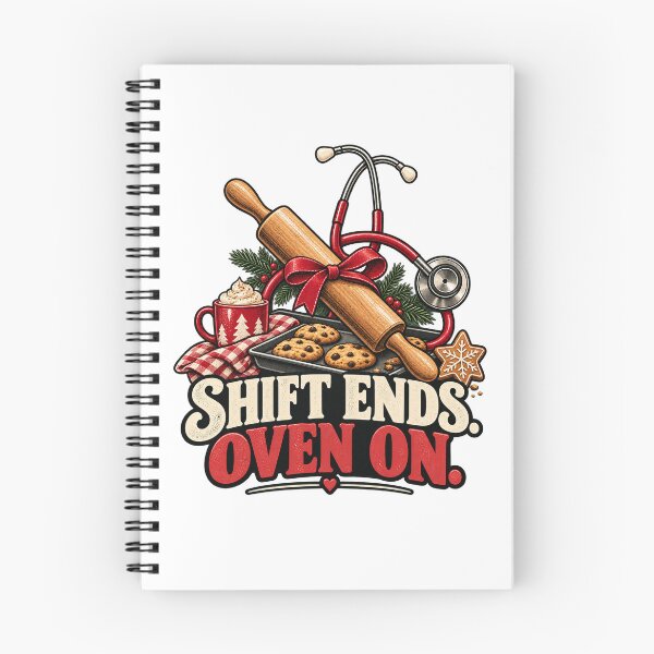 Item preview, Nurse Baking T-Shirt – Shift Ends Oven On Christmas Baking Gift designed and sold by OFFSHIFT1.