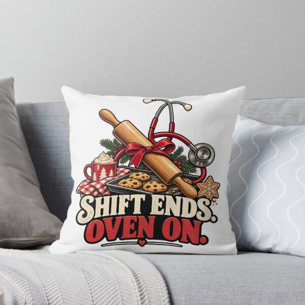 Item preview, Nurse Baking T-Shirt – Shift Ends Oven On Christmas Baking Gift designed and sold by OFFSHIFT1.