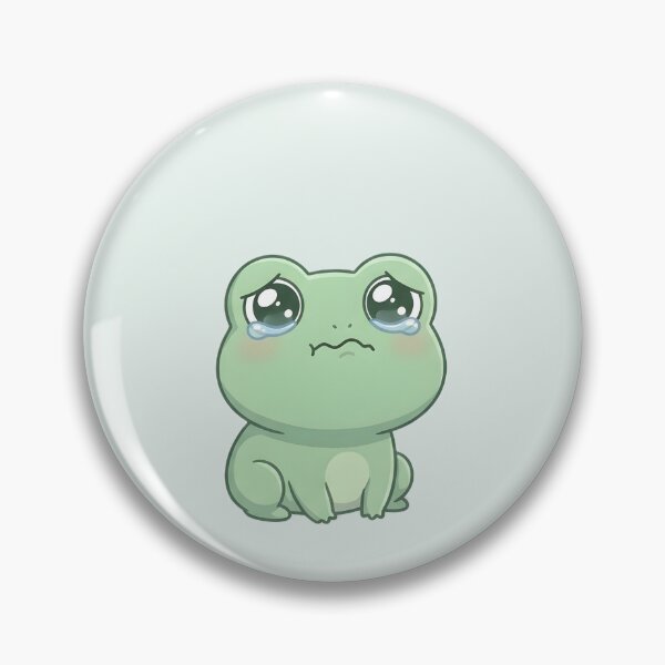 Item preview, Cute Kawaii frog meme designed and sold by pixellm.