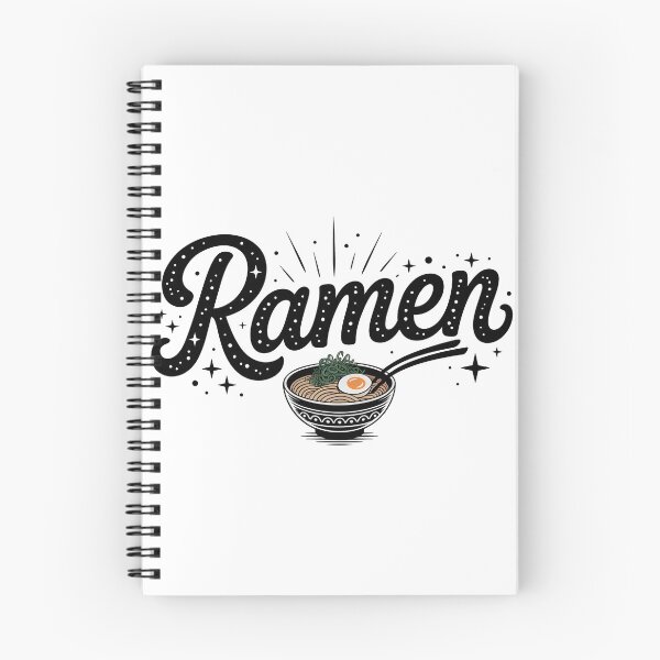 Item preview, Ramen – Celestial Script Lettering With Chopsticks Noodle Design designed and sold by LoFizzy.