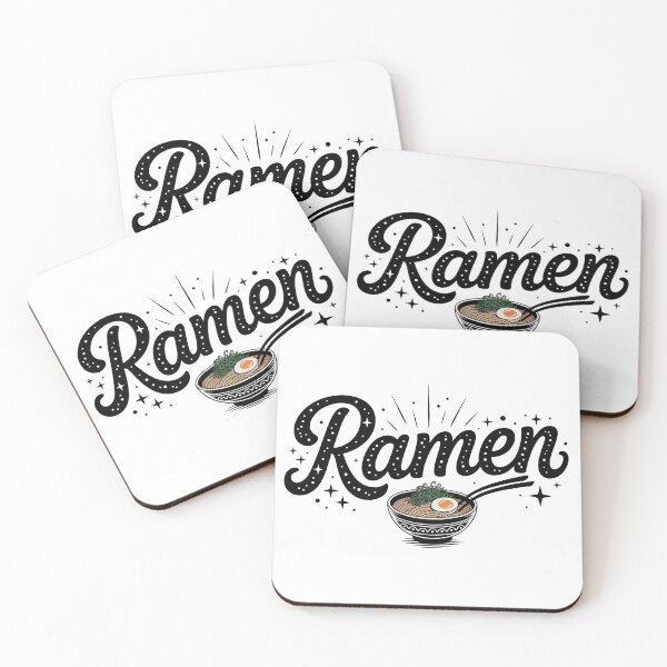 Item preview, Ramen – Celestial Script Lettering With Chopsticks Noodle Design designed and sold by LoFizzy.