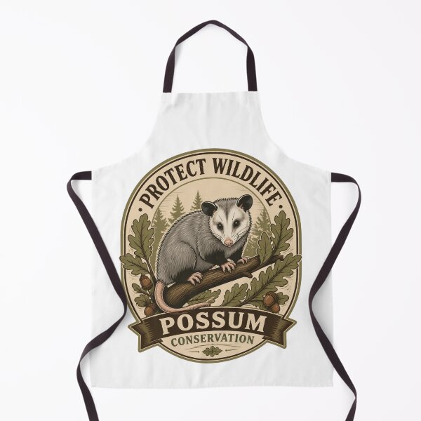 Item preview, Possum Conservation Protect Wildlife Vintage Nature Art designed and sold by Créative touche .