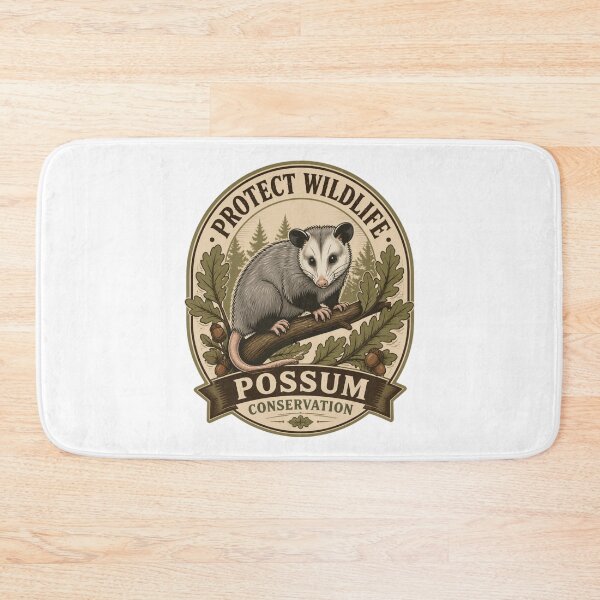 Item preview, Possum Conservation Protect Wildlife Vintage Nature Art designed and sold by Créative touche .
