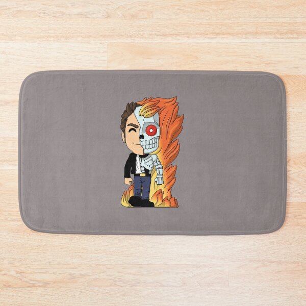 Item preview, Chibi Split Human Cyborg Flame T-Shirt-19 designed and sold by EdmundKraft.