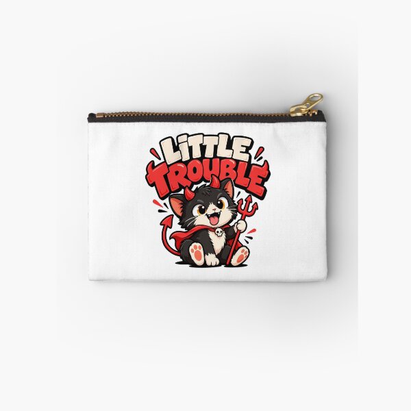 Item preview, Little Trouble – Cute Devil Kitten Funny Cartoon designed and sold by DesignGraphica.