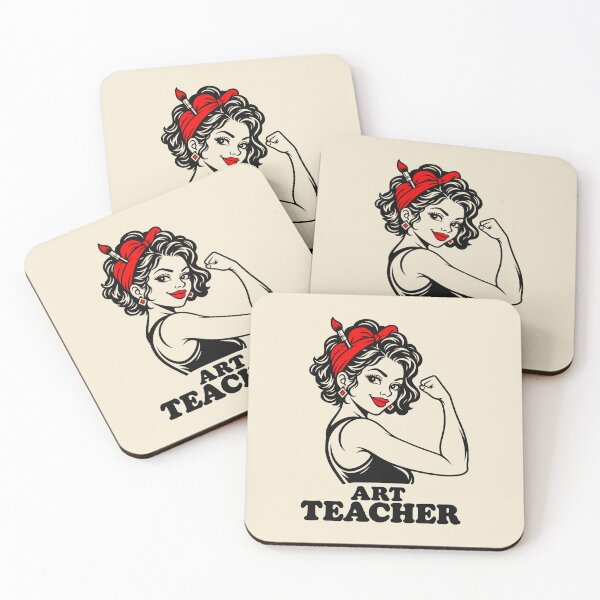 Item preview, Retro Art Teacher Strong Woman designed and sold by MavtM.