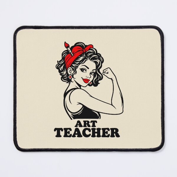 Item preview, Retro Art Teacher Strong Woman designed and sold by MavtM.
