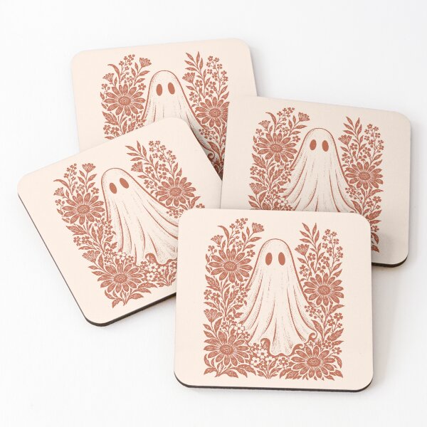 Item preview,  Halloween Ghost Wildflowers Cute Boo Vintage Aesthetic   designed and sold by Y-Vibes.