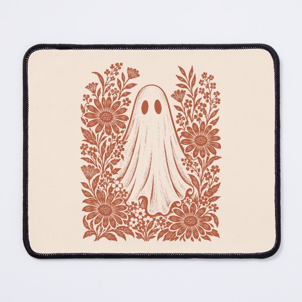 Item preview, Halloween Ghost Wildflowers Cute Boo Vintage Aesthetic designed and sold by Y-Vibes.