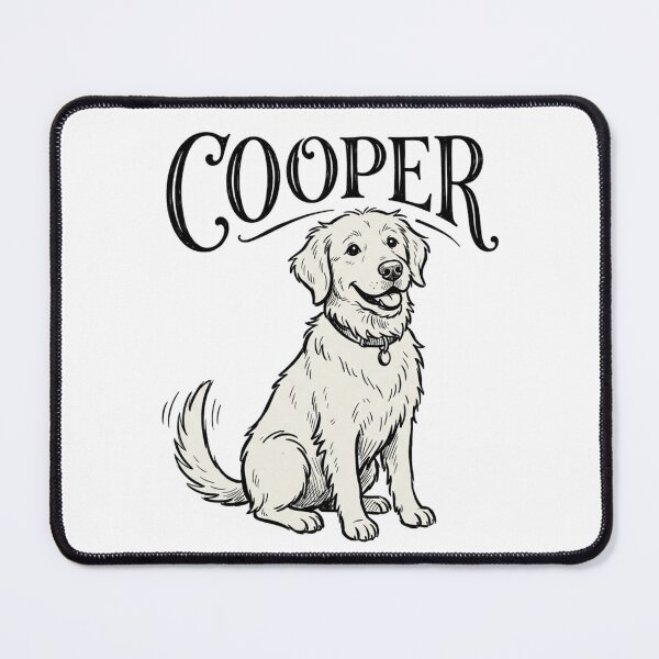 Item preview, Cooper Golden Retriever Dog Sketch for Proud Cooper Pet Parents and Dog Lovers designed and sold by raedattia.