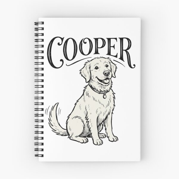 Item preview, Cooper Golden Retriever Dog Sketch for Proud Cooper Pet Parents and Dog Lovers designed and sold by raedattia.