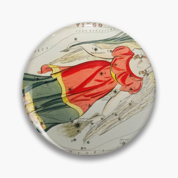 Item preview, Virgo Vintage Astronomical Star-Chart designed and sold by QB-Designs.