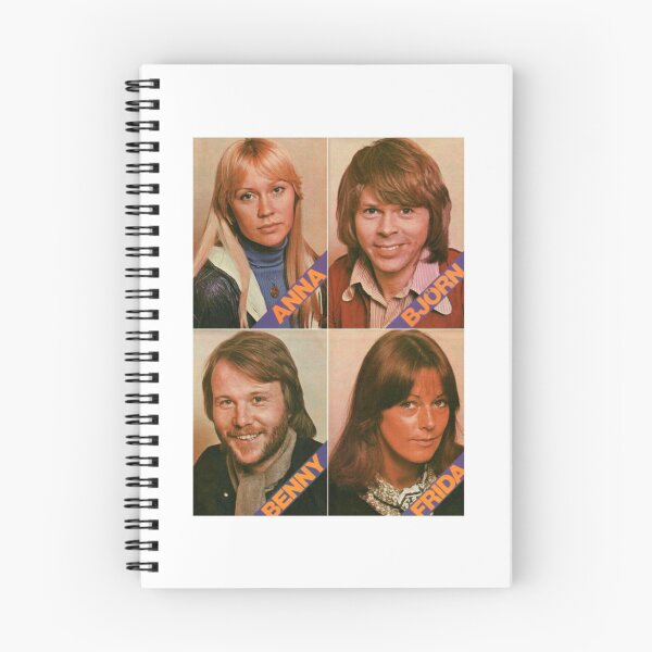 Item preview, ABBA Four Members Vintage Portrait Design designed and sold by Scarlettand.