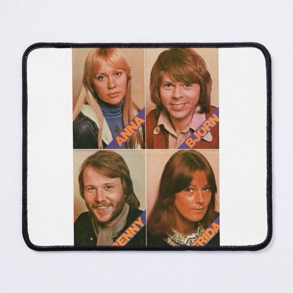 Item preview, ABBA Four Members Vintage Portrait Design designed and sold by Scarlettand.