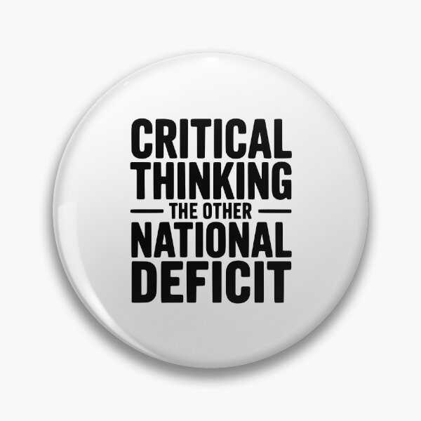 Item preview, Critical Thinking The Other National Deficit designed and sold by Frank Ring.