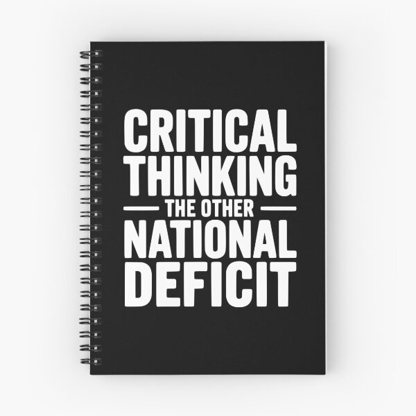 Item preview, Critical Thinking The Other National Deficit designed and sold by Frank Ring.