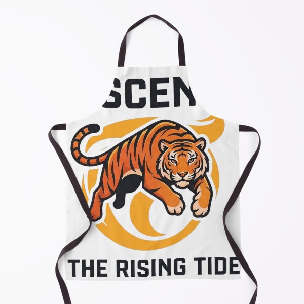 Item preview, Ascend The Rising Tide Tiger Motivational Streetwear Design designed and sold by Beaustores.