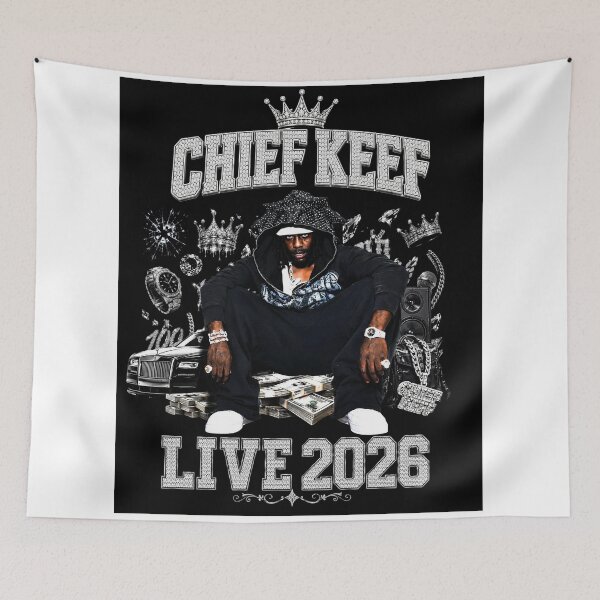 Item preview, Live 2026 Chief Keef Concert Poster designed and sold by sarexgasruk.