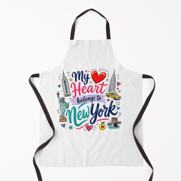 Item preview, My Heart Belongs to New York - Cute Souvenir Travelers Gift for Men Women & Kids  designed and sold by Mozaic Clothes.