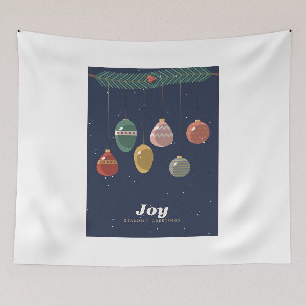 Item preview, Retro Christmas Ornaments Joy designed and sold by ChromaLens.